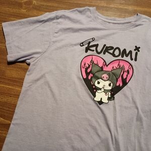 KUROMI T-SHIRT - XL // Sanrio Cute Cartoon Graphic Tee Shirt
